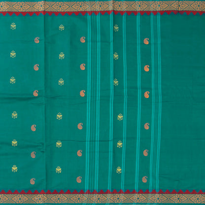 Green Chettinad Cotton Saree PV SK CC 188