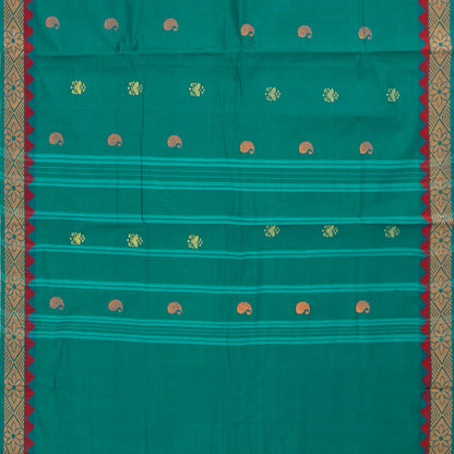 Green Chettinad Cotton Saree PV SK CC 188