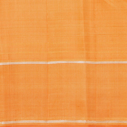 Sandal And Peach Kanchipuram Silk Saree For Festive Wear PV NYC 1960