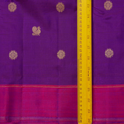 Magenta And Pink Kanchipuram Silk Saree For Festive Wear PV NYC 2003
