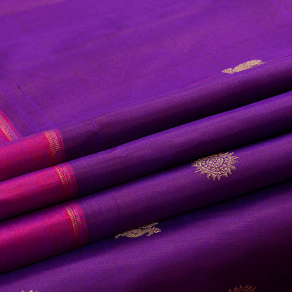 Magenta And Pink Kanchipuram Silk Saree For Festive Wear PV NYC 2003