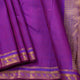 Purple Kanchipuram Silk Saree For Festive Wear PV NYC 2004