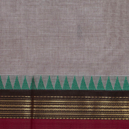 Mauve And Maroon Kanchi Cotton Saree For Festive Wear PV MM KC 399