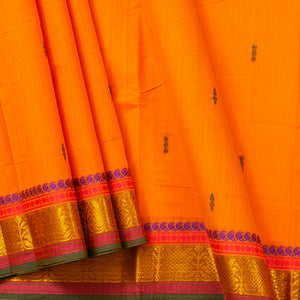 Yellow Chettinad Cotton Saree PV SK CC 226