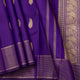 Violet Kanchipuram Silk Saree For Bridal Wear PV NYC 1997