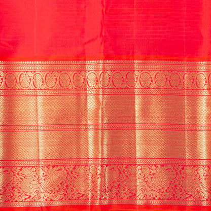 Green And Red Kanchipuram Silk Saree For Wedding Wear PV NYC 1943