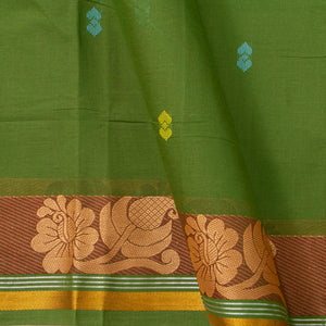 Green Chettinad Cotton Saree PV SK CC 227