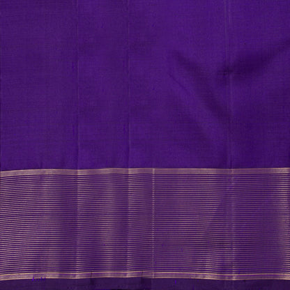 Violet Kanchipuram Silk Saree For Bridal Wear PV NYC 1997