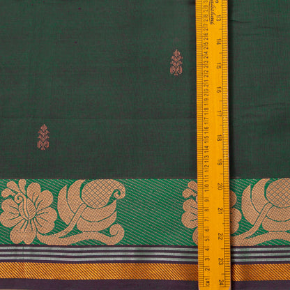 Green Chettinad Cotton Saree PV SK CC 228