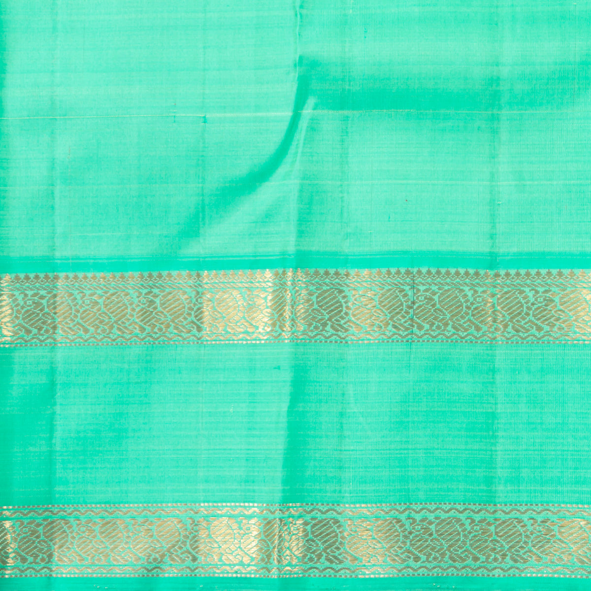 Magenta And Sea Green Kanchipuram Silk Saree For Bridal Wear PV NYC 1988