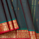 Blue And Red Chettinad Cotton Saree PV SK CC 237