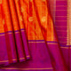 Orange And Magenta Kanchipuram Silk Saree For Festive Wear PV NYC 2066