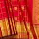 Red Kanchipuram Silk Saree For Wedding Wear PV NYC 2021