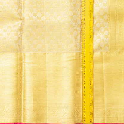 Gold Tissue Kanchipuram Tissue Silk Saree For Bridal Wear PV NYC 1945