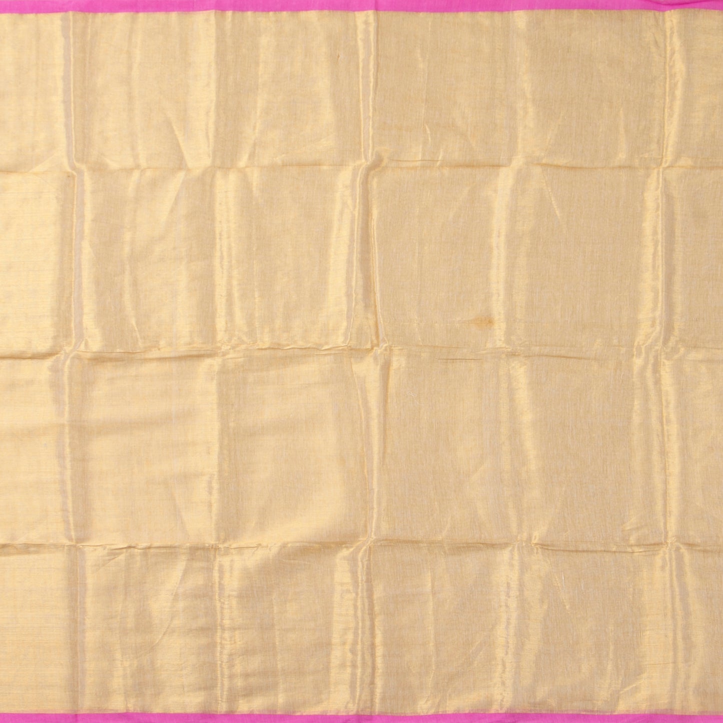 Golden Beige Tissue Linen Saree For Party Wear PL 2097