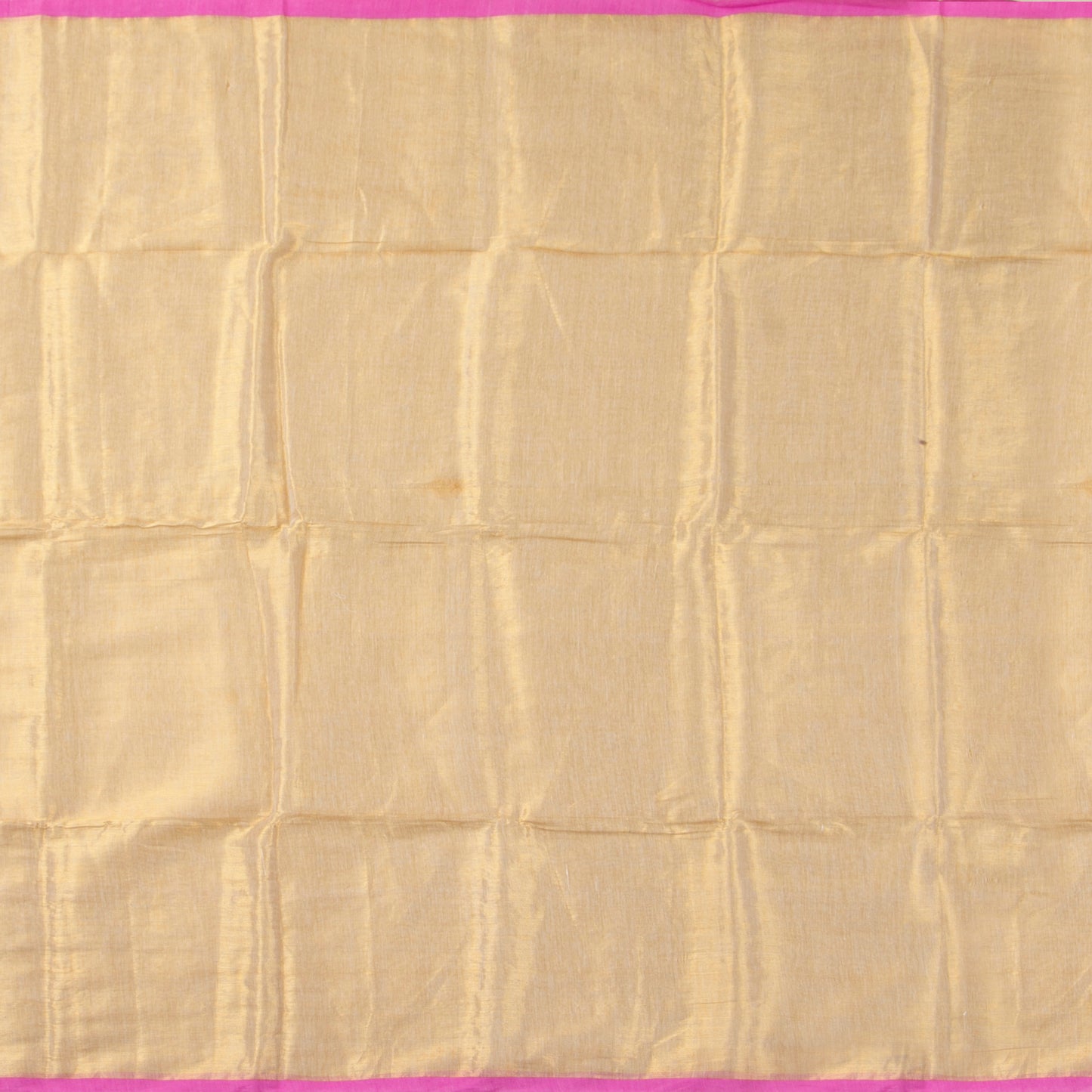 Golden Beige Tissue Linen Saree For Party Wear PL 2097