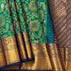 Green And Blue Kanchipuram Silk Saree For Bridal Wear PV NYC 2051