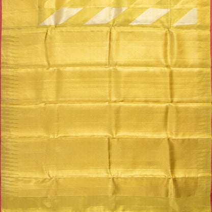 Gold Kanchipuram Tissue Silk Saree For Bridal Wear PV NYC 1946