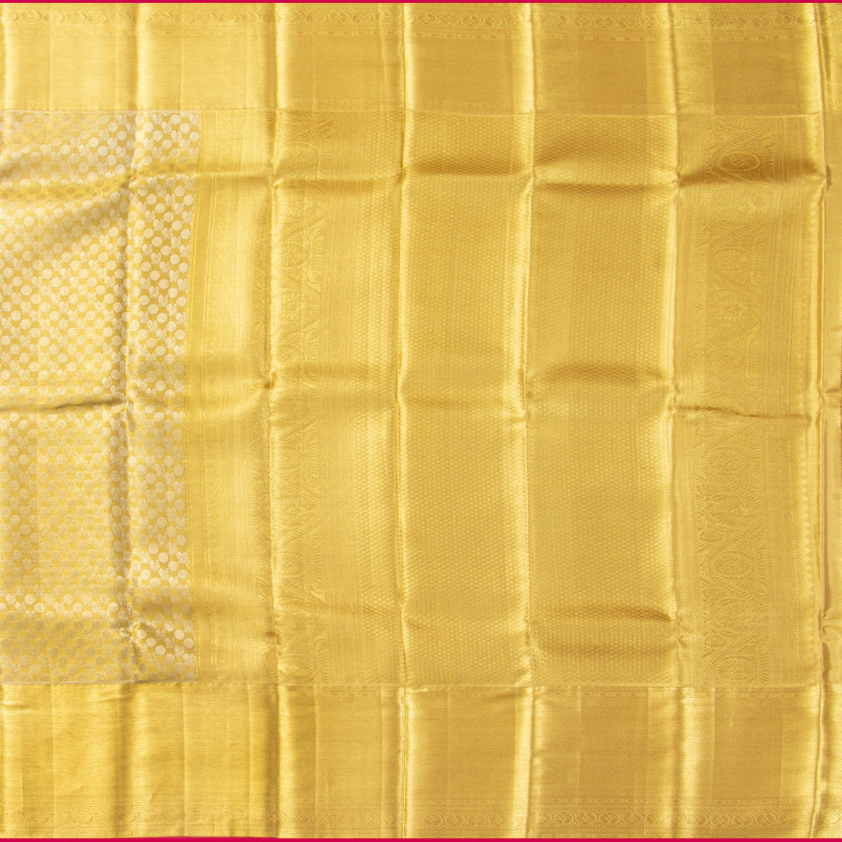 Gold Tissue Kanchipuram Tissue Silk Saree For Bridal Wear PV NYC 1945