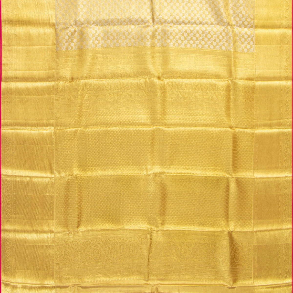 Gold Tissue Kanchipuram Tissue Silk Saree For Bridal Wear PV NYC 1945