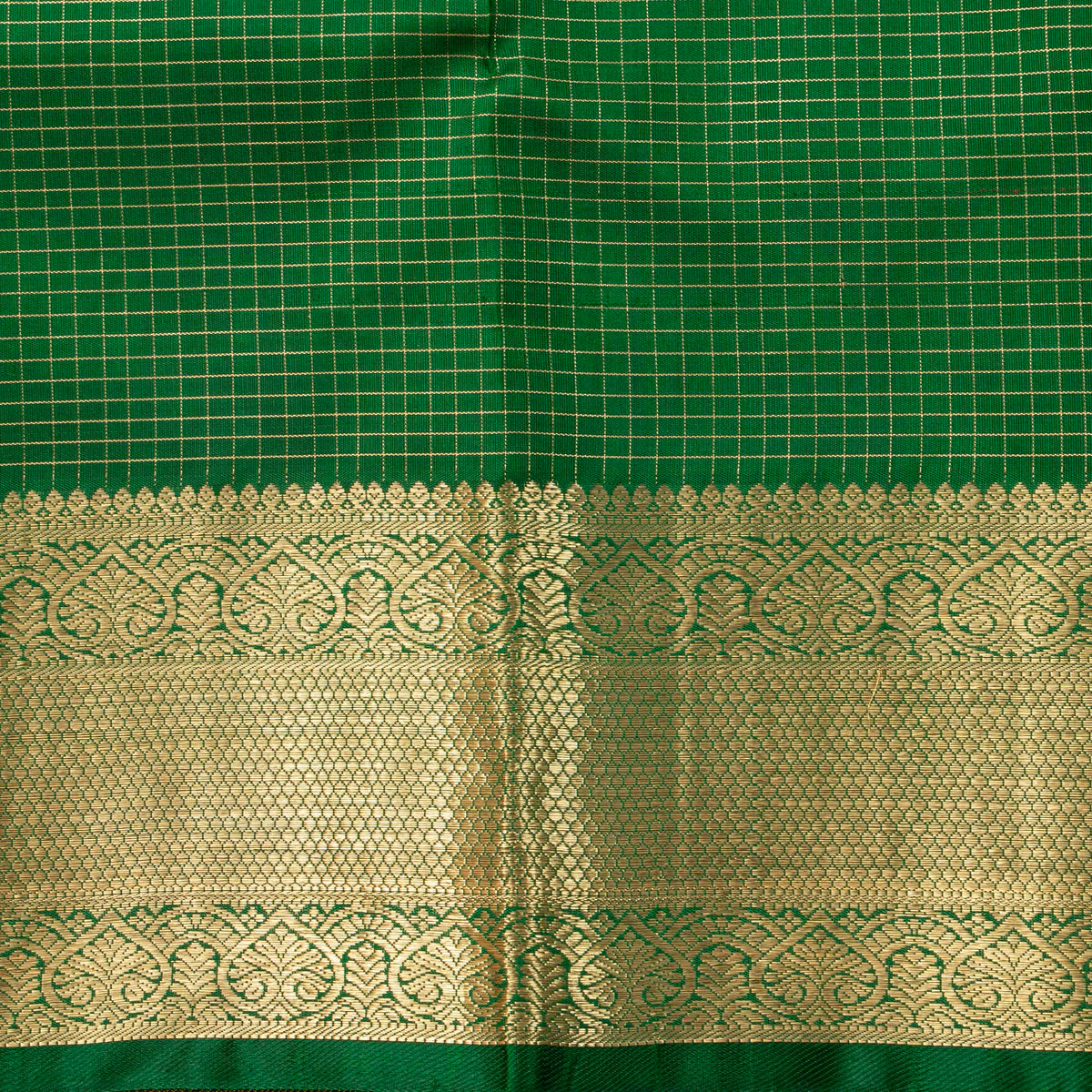 Yellow Kanchipuram Silk Saree For Festive Wear PV NYC 2002