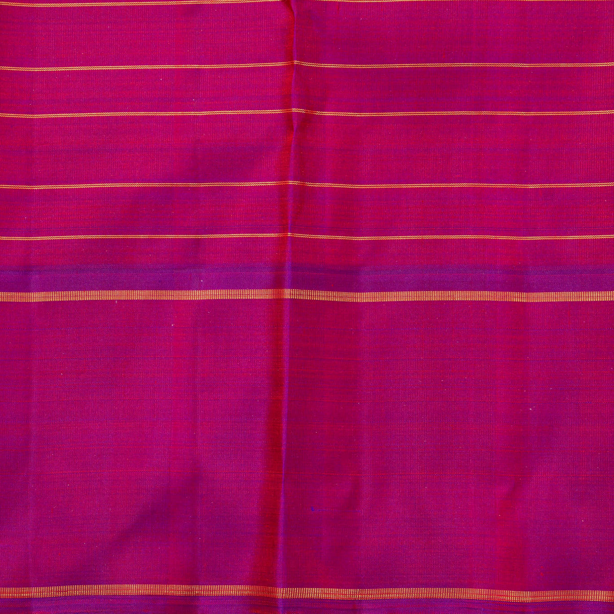 Orange And Magenta Kanchipuram Silk Saree For Festive Wear PV NYC 2066