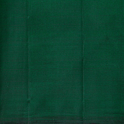 Red And Green Thazampoo  Border Kanchipuram Silk Saree For Festive Wear PV NYC 2075