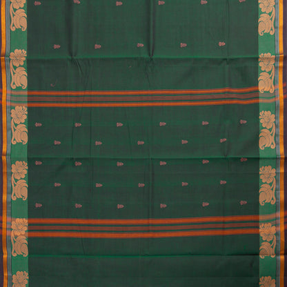 Green Chettinad Cotton Saree PV SK CC 228
