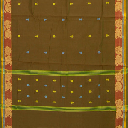 Green Chettinad Cotton Saree PV SK CC 233