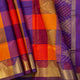Multi Colour Checks Kanchi Silk Cotton Saree For Festive Wear VP SC 178