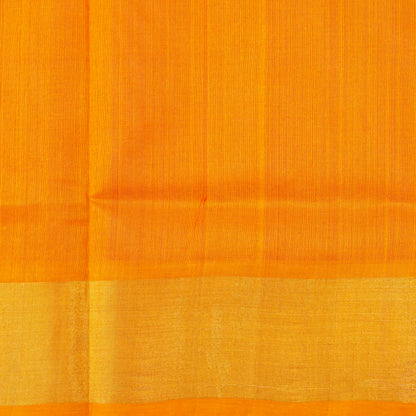 Pink And Mustard Kanchi Silk Cotton Saree For Festive Wear VP SC 264