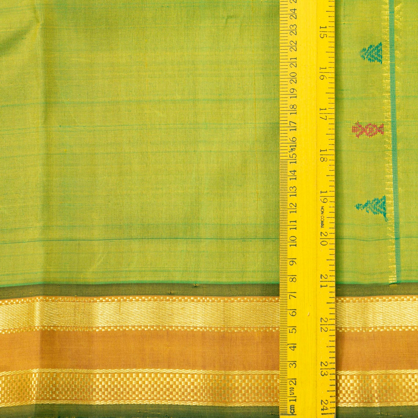 Light Green And Mustard Thirubuvanam Silk Saree For Festive Wear PV ABI 447