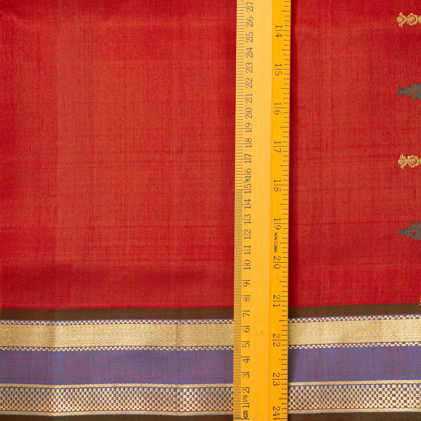 Red And Mauve Thirubuvanam Silk Saree For Festive Wear PV ABI 446