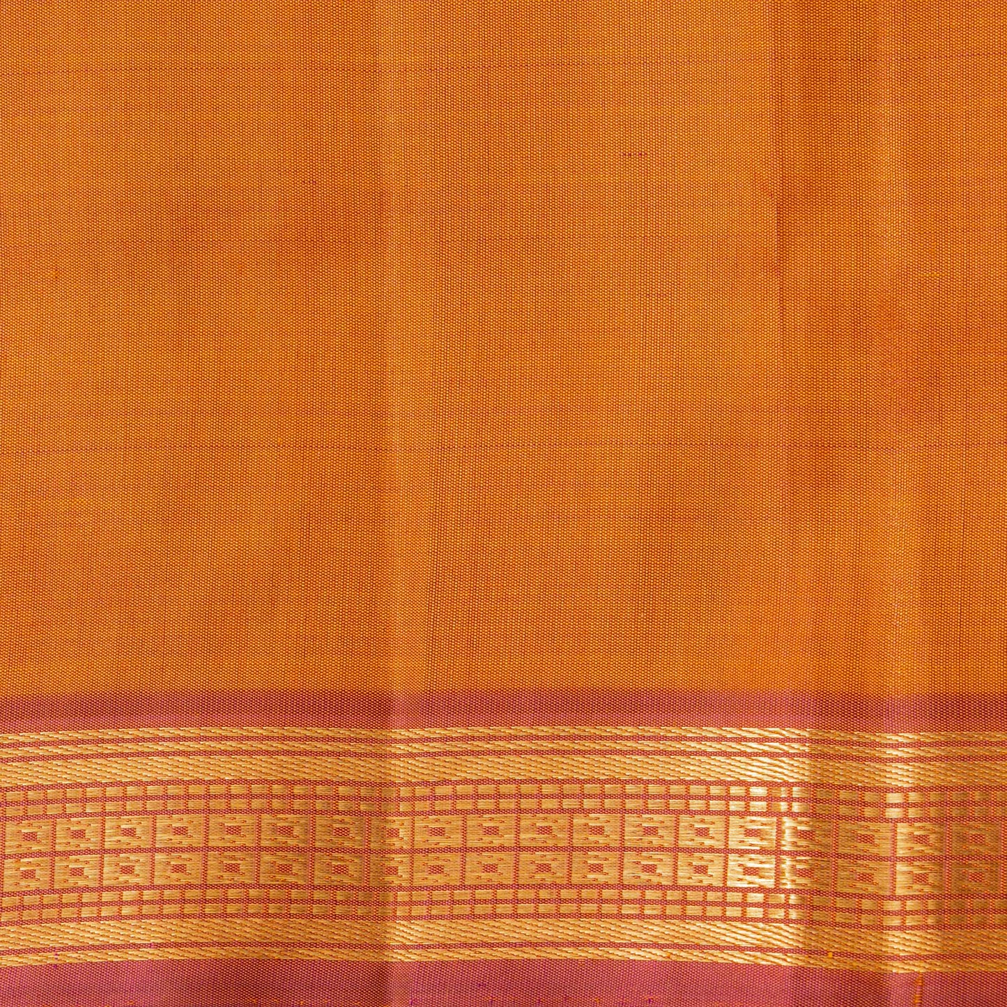 Pastel Peach Kanchipuram Silk Saree For Festive Wear PV ABI 440