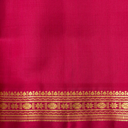 Purple And Red Thirubuvanam Silk Saree For Festive Wear PV ABI 439