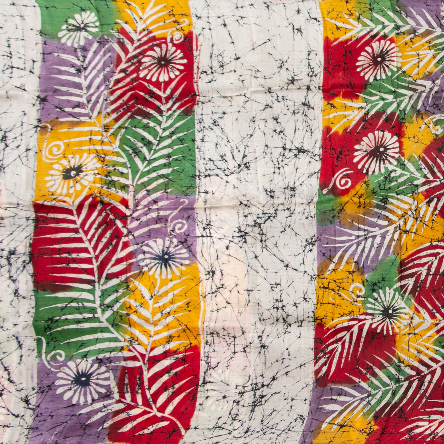 Off White Light Weight Borderless Batik Silk Saree For Office Wear PB 337