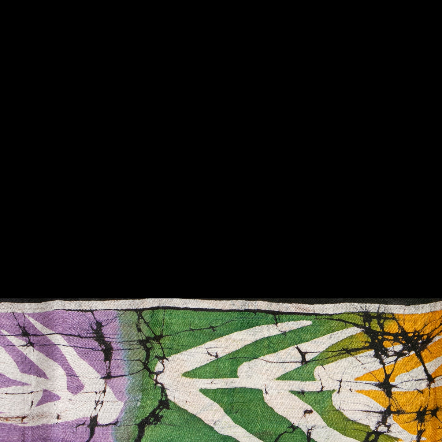 Off White Light Weight Borderless Batik Silk Saree For Office Wear PB 337