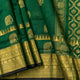Green Kanchi Silk Cotton Saree For Festive Wear VP SC 236