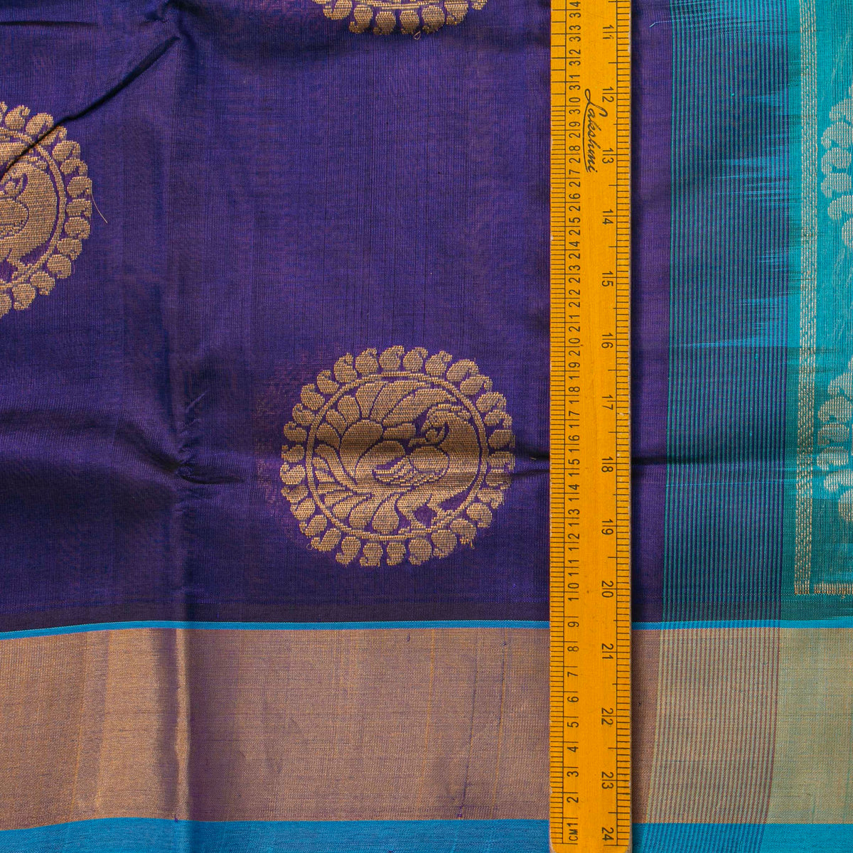 Blue Kanchi Silk Cotton Saree For Festive Wear VP SC 265