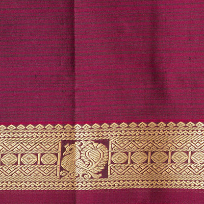 Green And Maroon Kanchipuram Soft Silk Saree For Festive Wear PV RSP 216