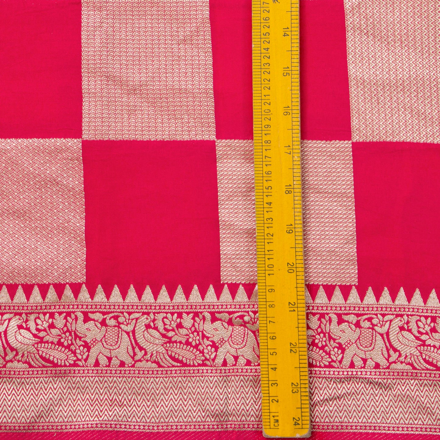Pink Banarasi Silk Saree PB 306