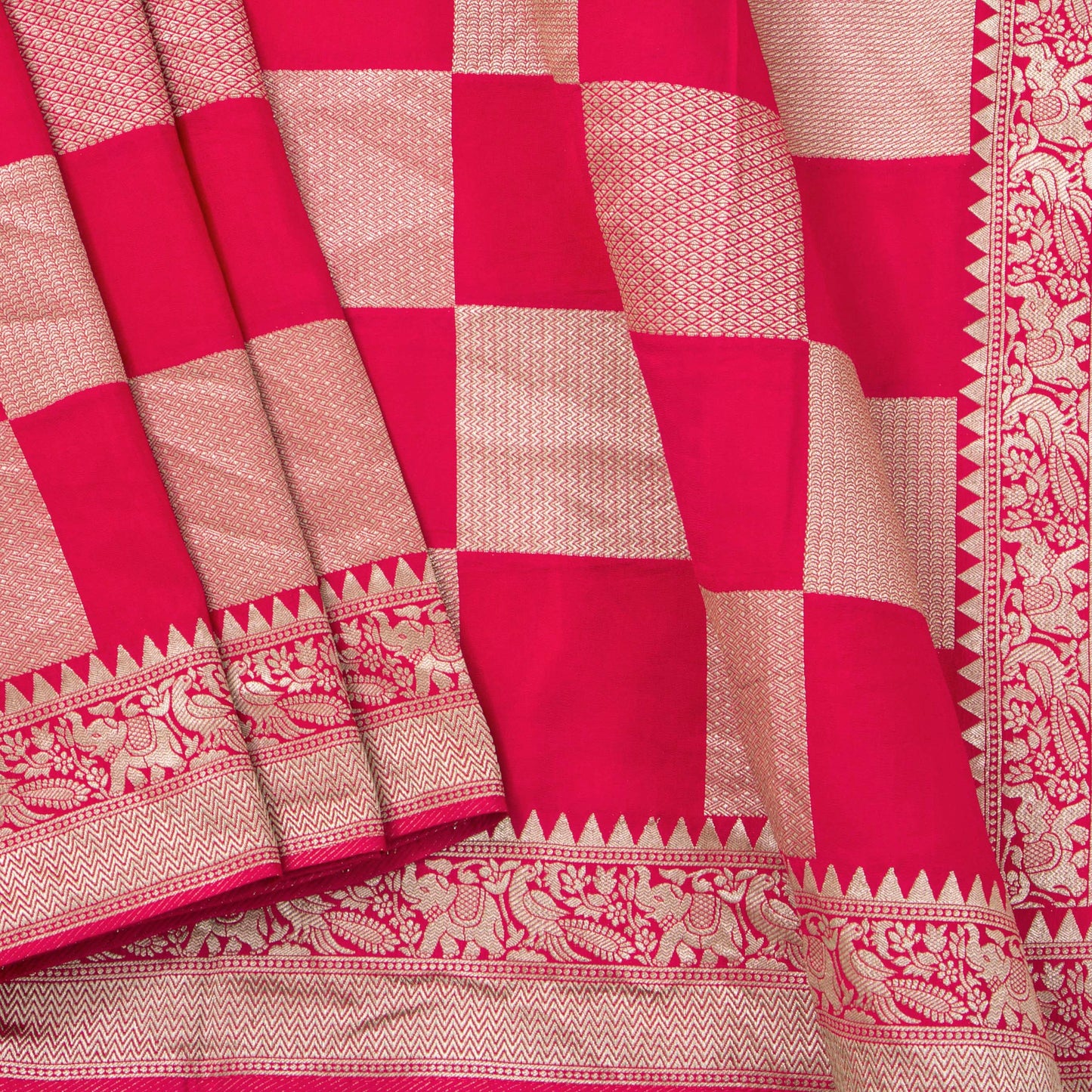 Pink Banarasi Silk Saree PB 306