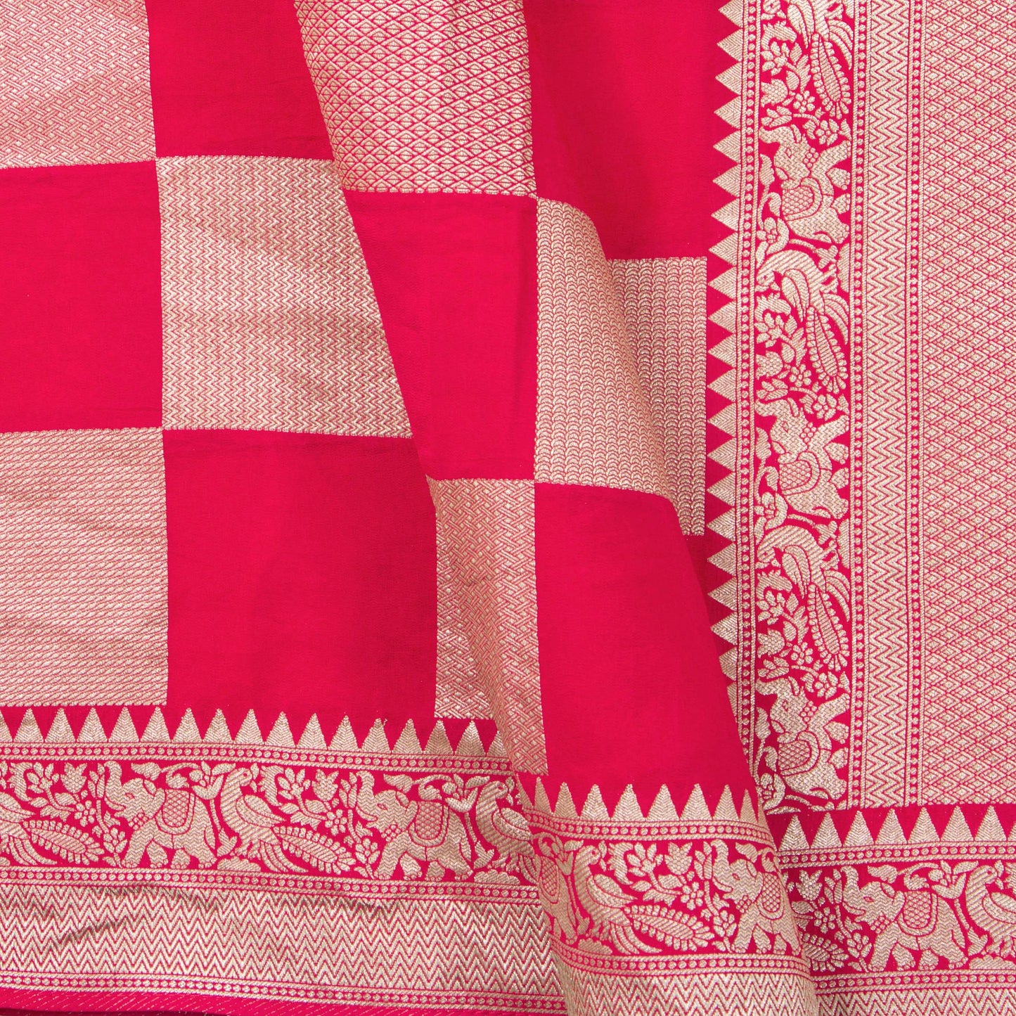 Pink Banarasi Silk Saree PB 306