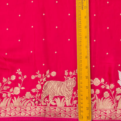Pink Banarasi Silk Saree PB 309