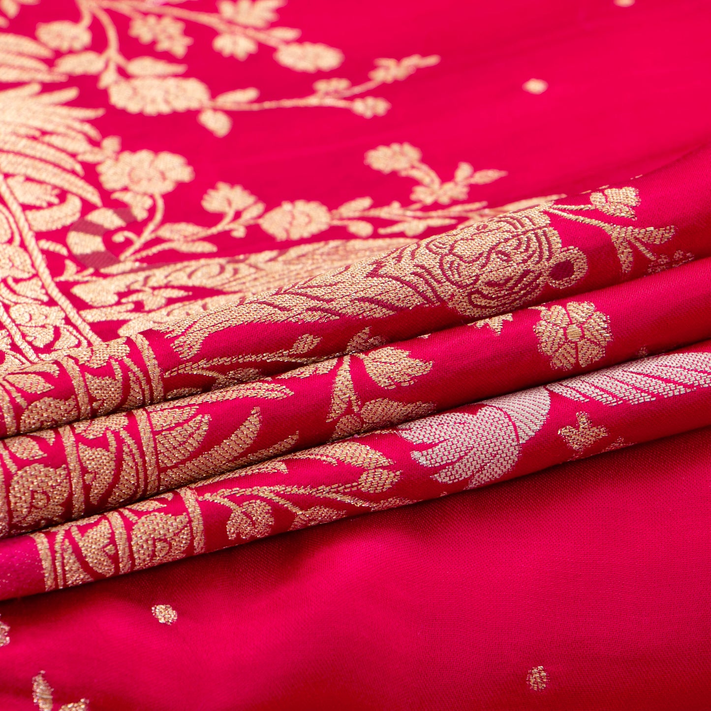 Pink Banarasi Silk Saree PB 309
