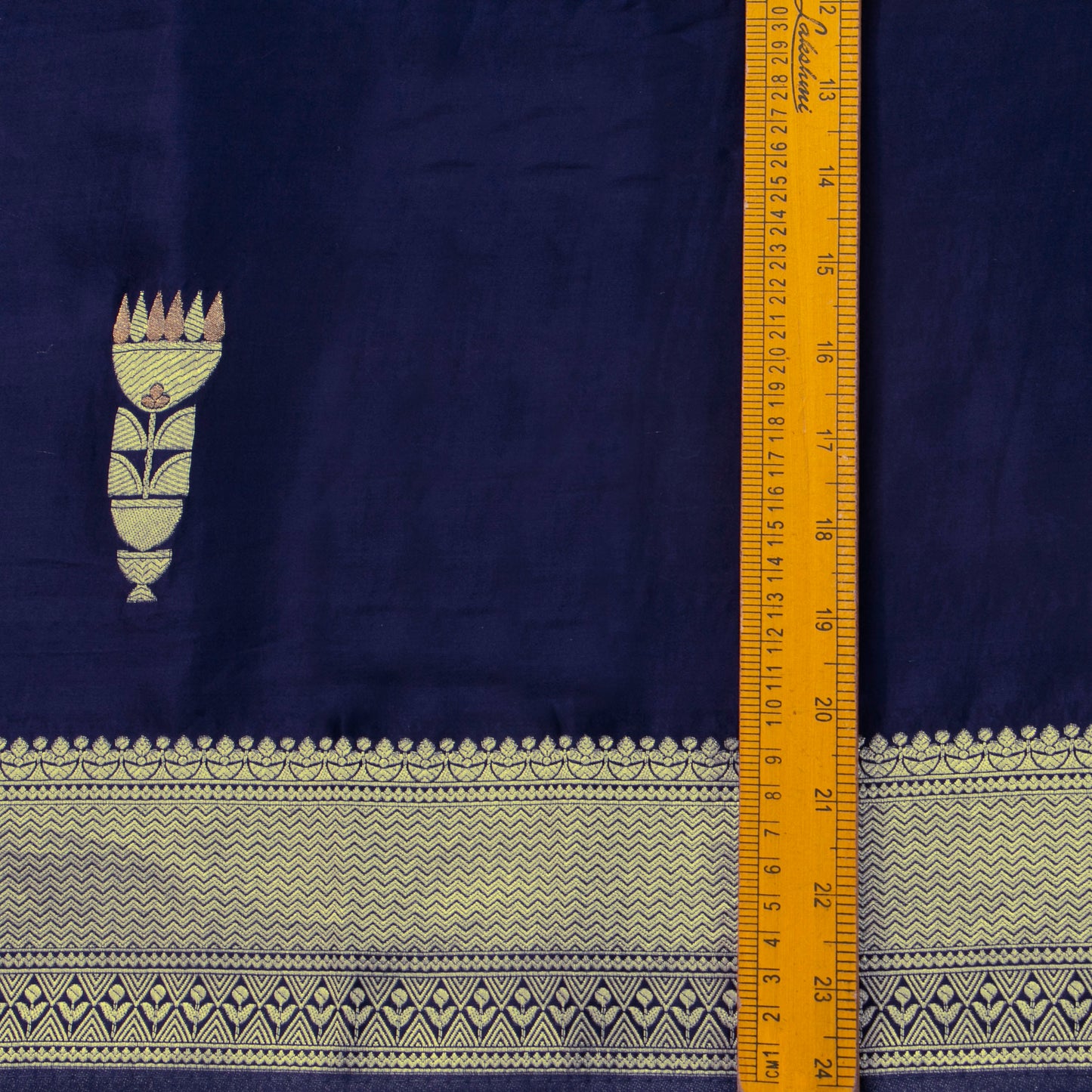 Navy Blue Banarasi Silk Saree PB 310