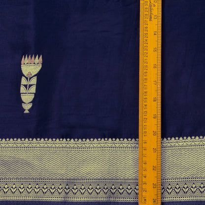 Navy Blue Banarasi Silk Saree PB 310