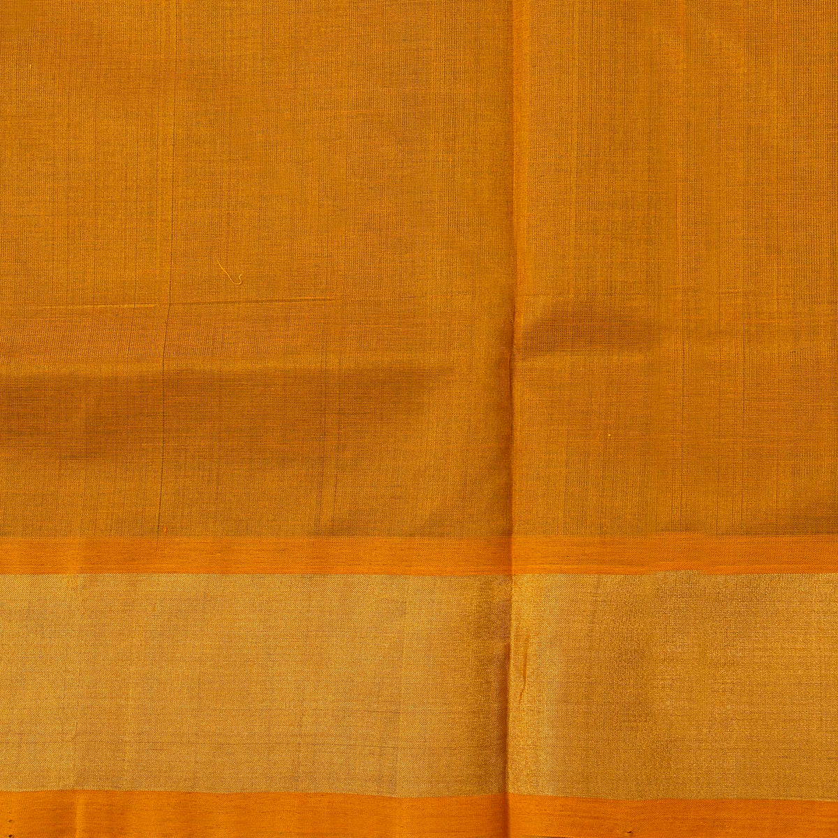 Green And Orange Kanchi Silk Cotton Saree For Festive Wear VP SC 266