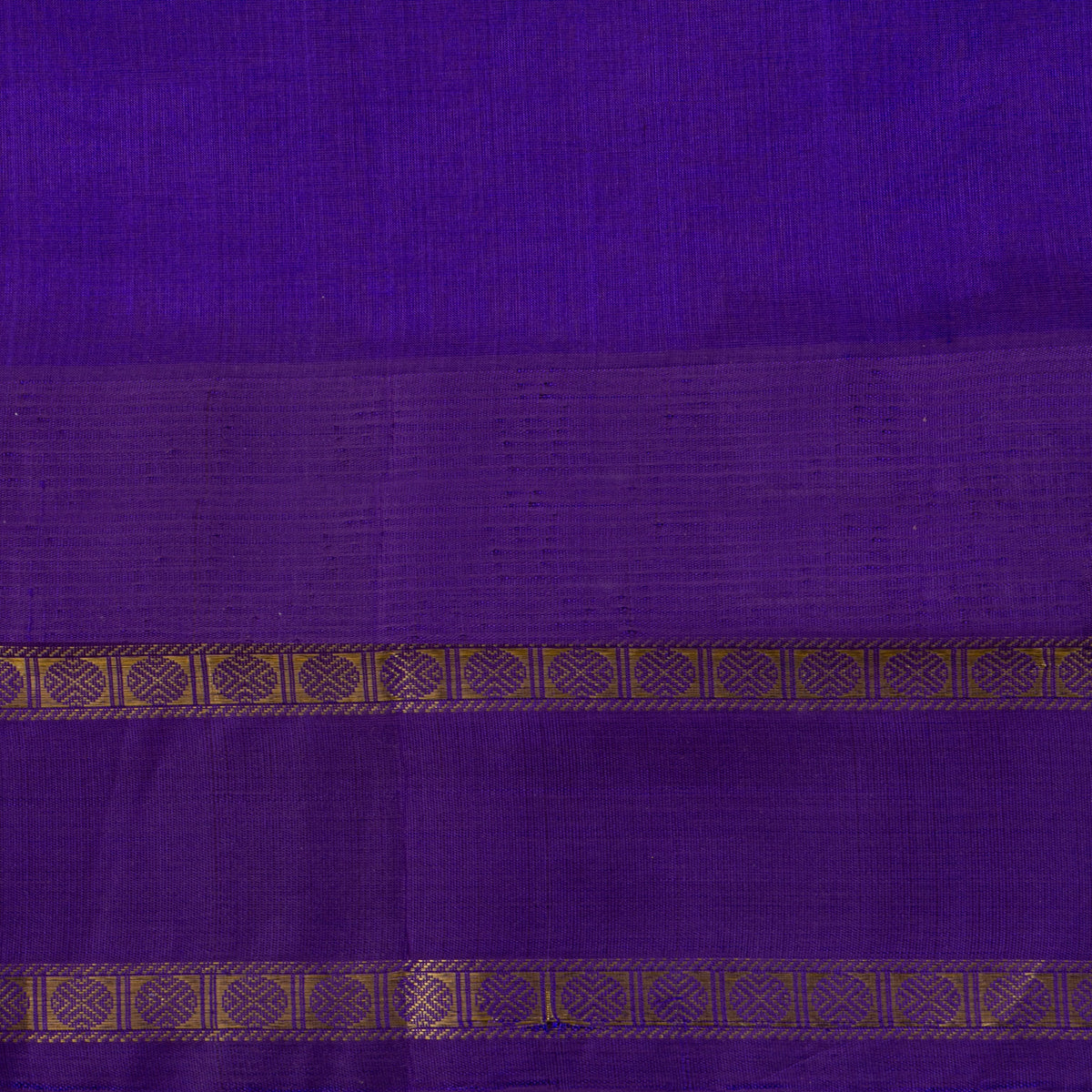 Yellow And Violet Kanchi Silk Cotton Saree For Festive Wear VP SC 181