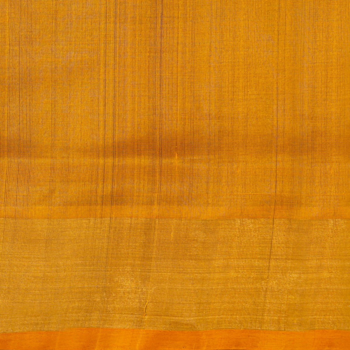 Blue And Mustard Kanchi Silk Cotton Saree For Festive Wear VP SC 262